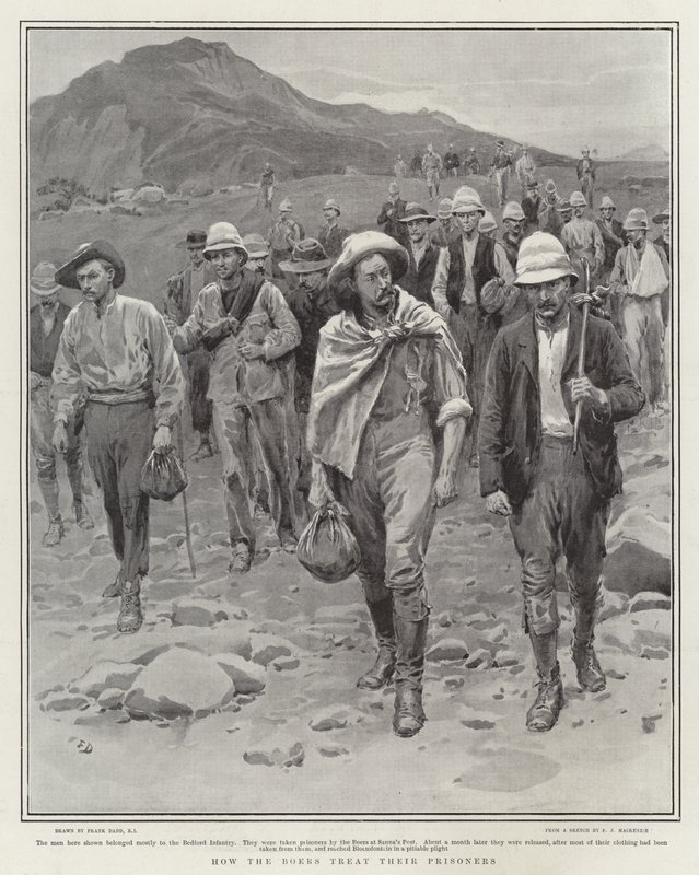 How the Boers Treat Their Prisoners by Frank Dadd