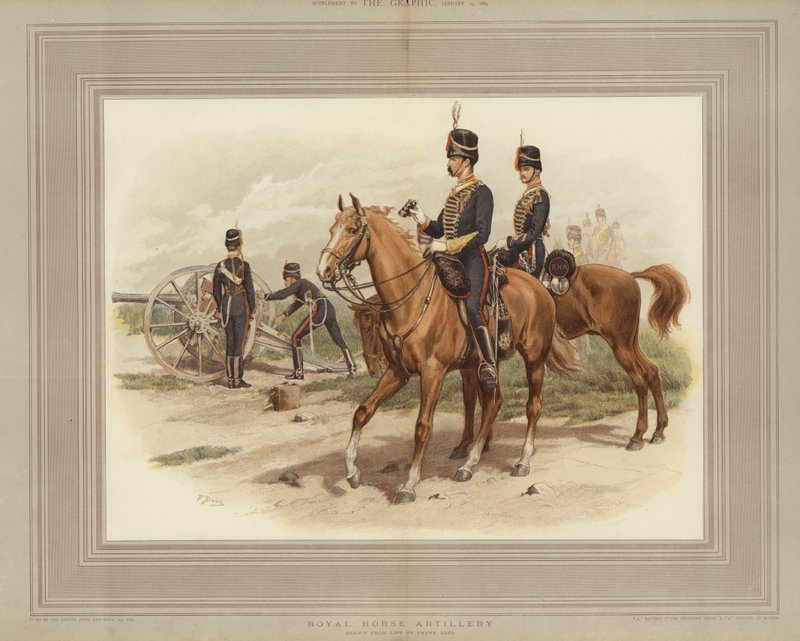 Royal Horse Artillery by Frank Dadd