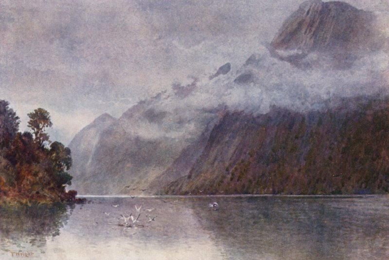 In Milford Sound by Frank H Wright