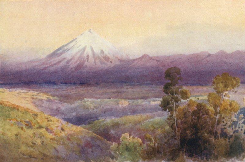 New Zealand: Mount Egmont by Frank H Wright