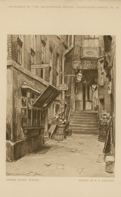 George Court on the Strand by Frank Lewis Emanuel