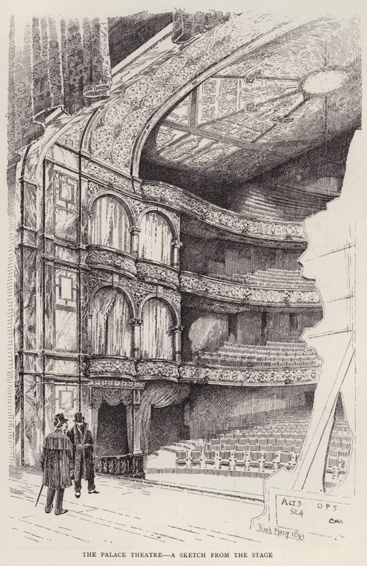 Interior of the Palace Theatre, London by Frank Murray