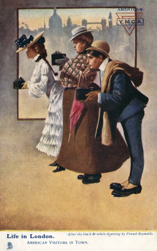 Life in London, American visitors in town by Frank Reynolds