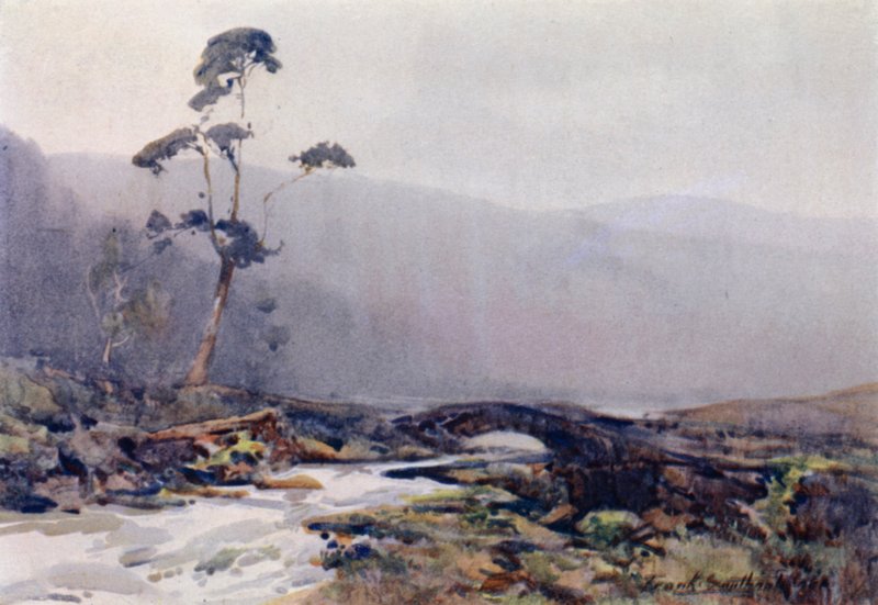 A Moorland Stream by Frank Southgate