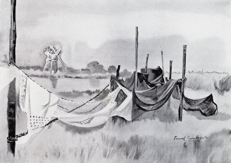 Norfolk Broads: An Eel-Sett by Frank Southgate