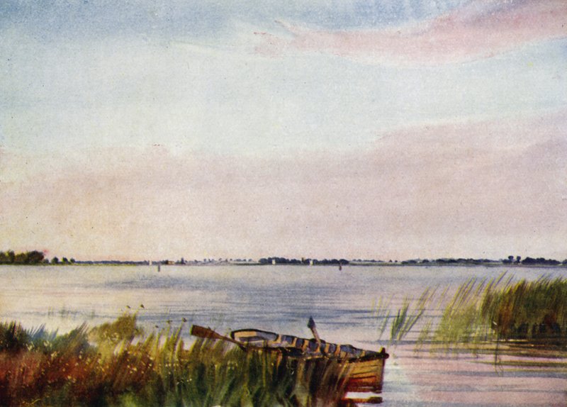 Norfolk Broads: Hickling Broad by Frank Southgate