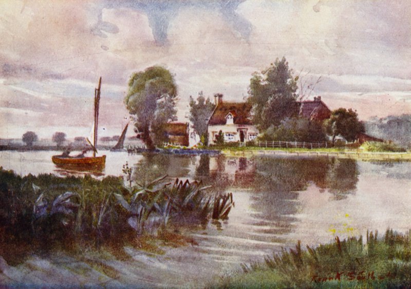 Norfolk Broads: Horning Ferry by Frank Southgate