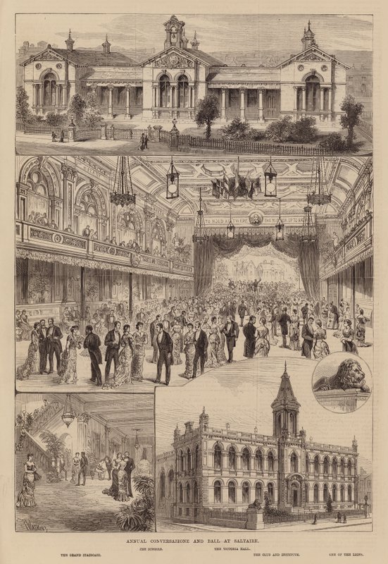 Annual Conversazione and ball at Saltaire, Yorkshire by Frank Watkins