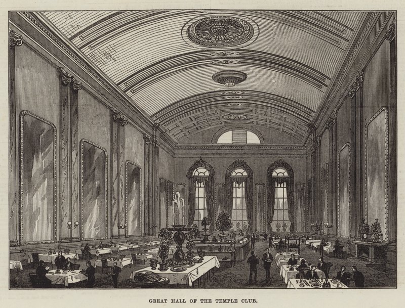 Great Hall of the Temple Club by Frank Watkins