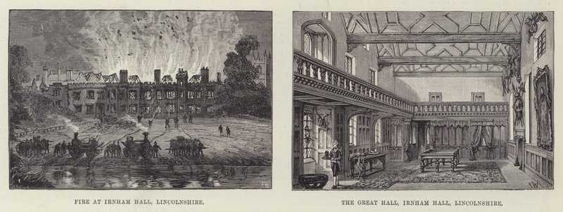 Irnham Hall in Lincolnshire by Frank Watkins