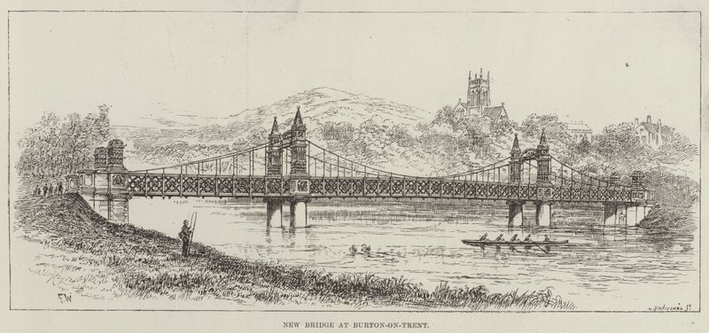 New Bridge at Burton-on-Trent by Frank Watkins