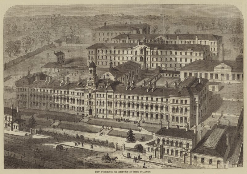 New Workhouse for Islington in Upper Holloway by Frank Watkins