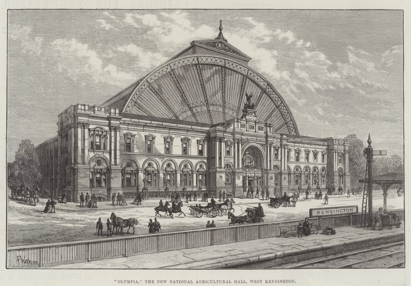 Olympia, the New National Agricultural Hall, West Kensington by Frank Watkins