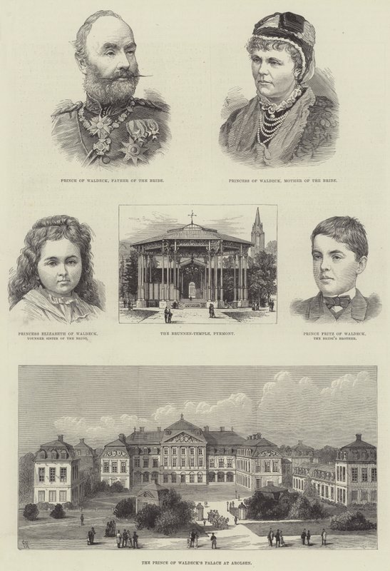 Royal Wedding of Prince Leopold and Princess Helena by Frank Watkins