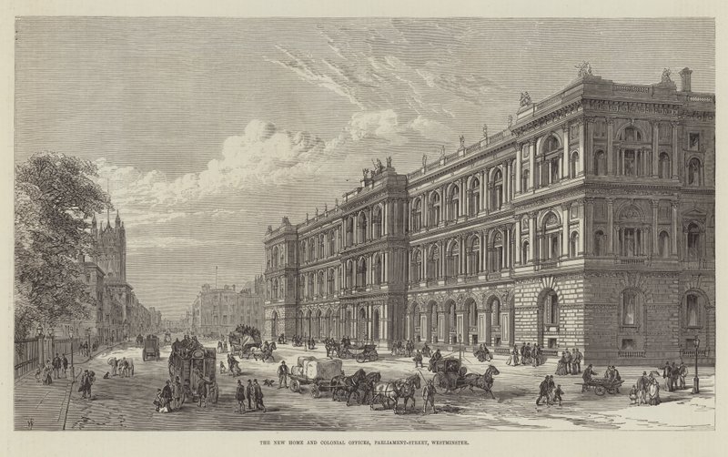 The New Home and Colonial Offices, Parliament-Street, Westminster by Frank Watkins