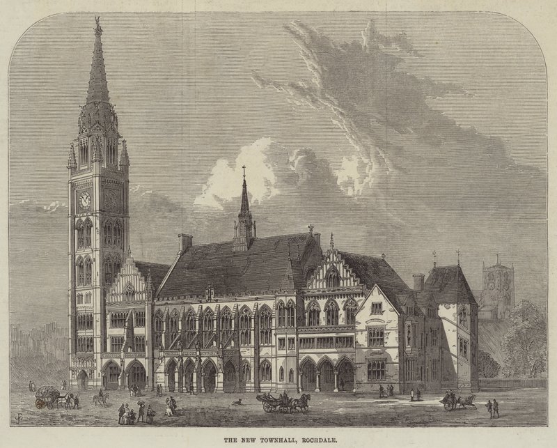 The New Townhall, Rochdale by Frank Watkins
