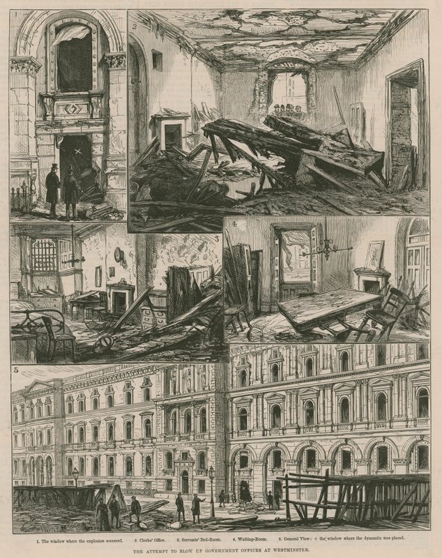 The attempt to blow up government offices at Westminster by Frank Watkins