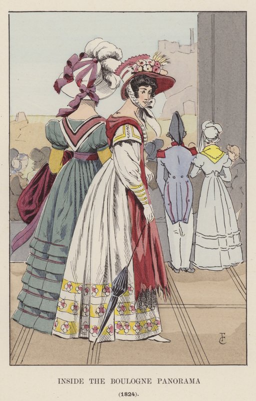 Inside the Boulogne Panorama, 1824 by François Courboin