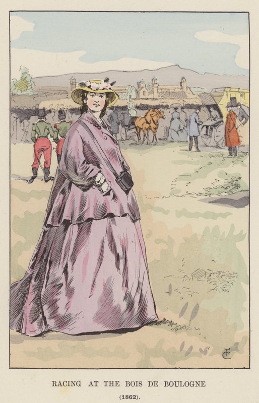 Racing at the Bois de Boulogne by François Courboin