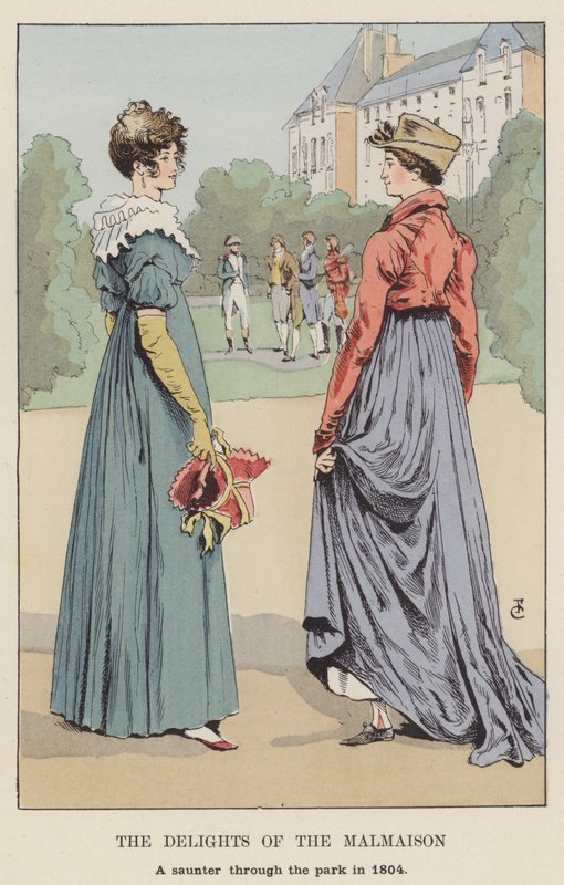 The Delights of the Malmaison, a saunter through the park in 1804 by François Courboin