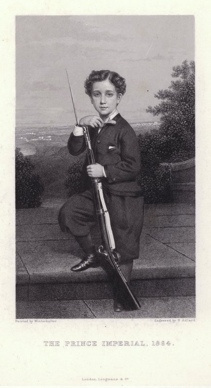 Napoleon, Prince Imperial, Son of Emperor Napoleon III of France by Franz Xaver  Winterhalter (after)