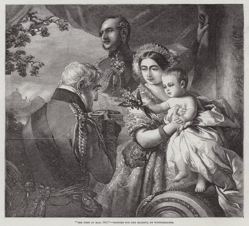 The First of May, 1851, painted for Her Majesty by Franz Xaver Winterhalter