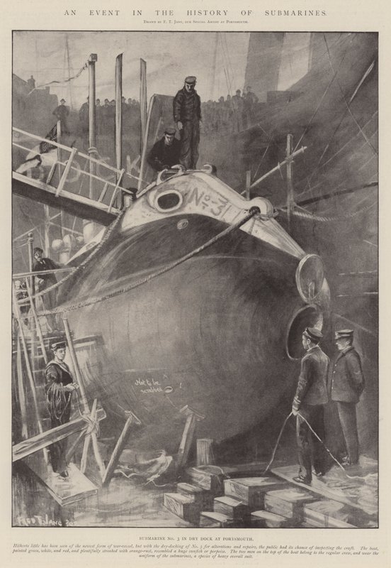 An Event in the History of Submarines by Fred T. Jane