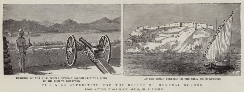 The Nile Expedition for the Relief of General Gordon by Frederic Villiers
