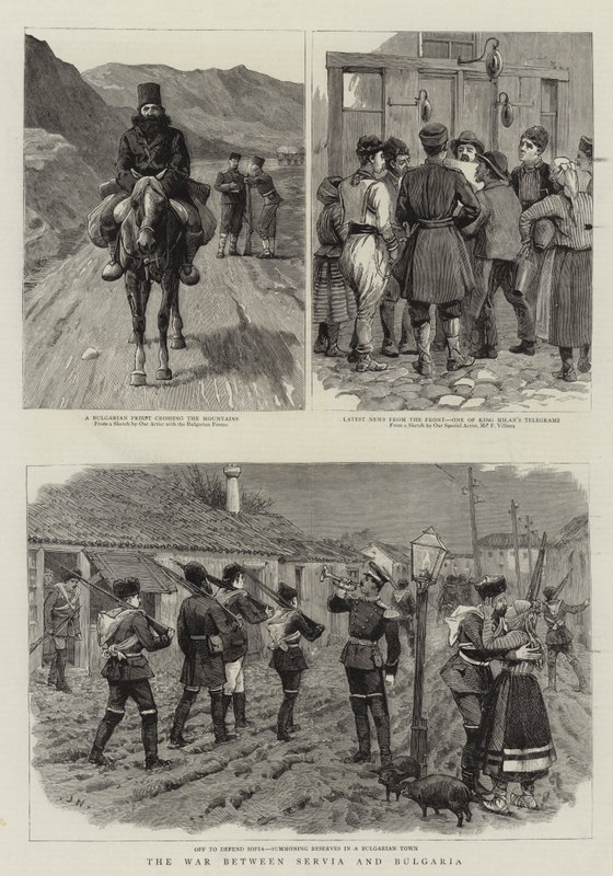 The War Between Serbia and Bulgaria by Frederic Villiers