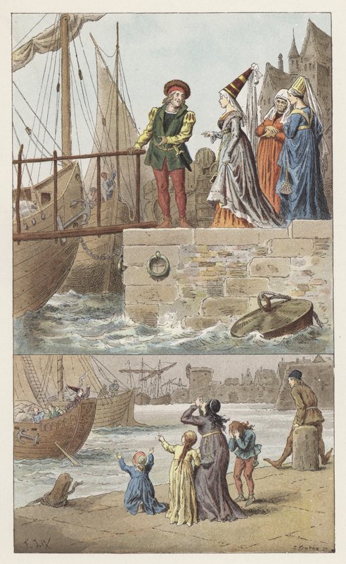 A Nantes, a Nantes est arrive by Frederic Theodore (after) Lix