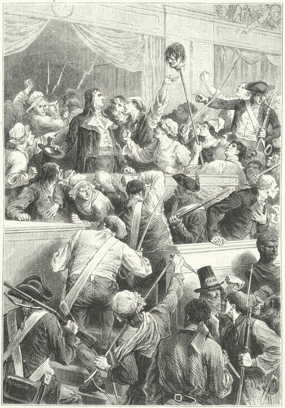 Insurrection of 1 Prairial Year III, Paris, 20 May 1795 by Frederic Theodore (after) Lix