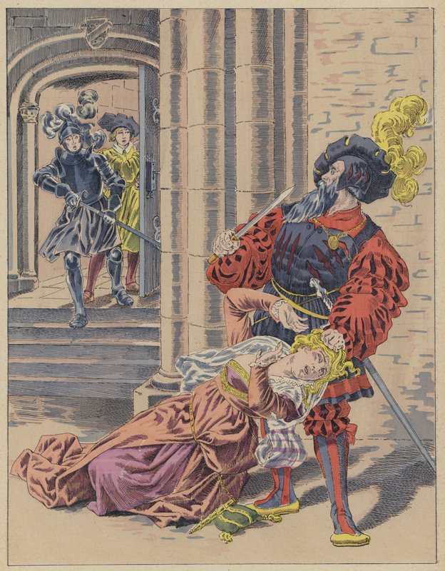 Blue Beard by Frederic Theodore (after) Lix