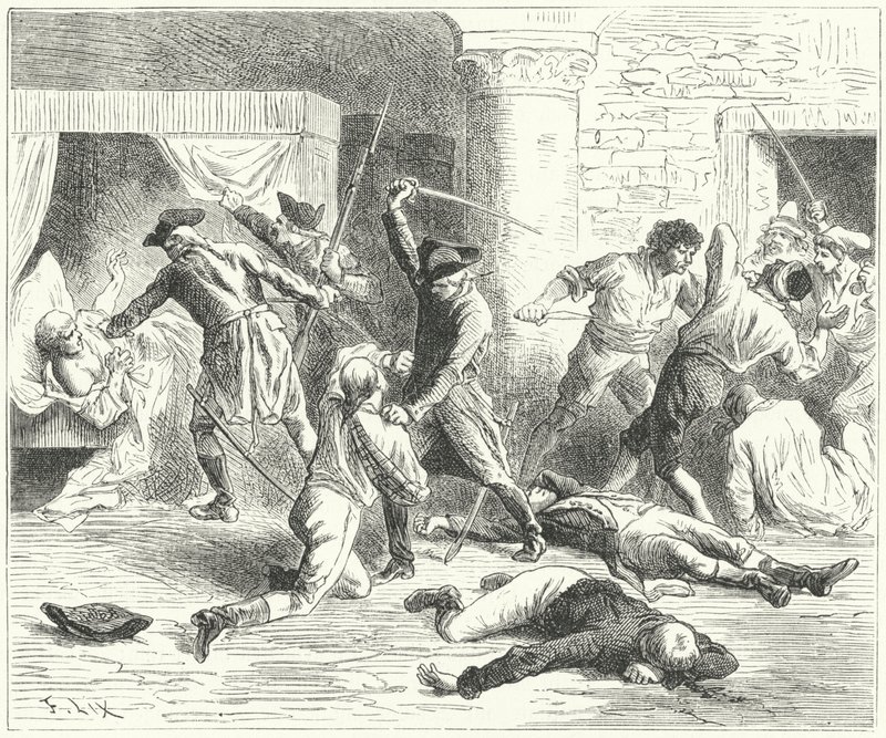 Massacre of the French at Verona by Frederic Theodore (after) Lix