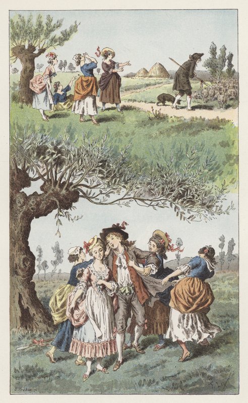 Nous etions trois filles by Frederic Theodore (after) Lix