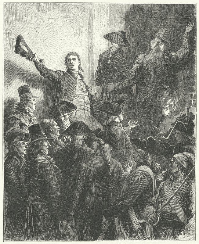 The downfall of the Girondins by Frederic Theodore (after) Lix