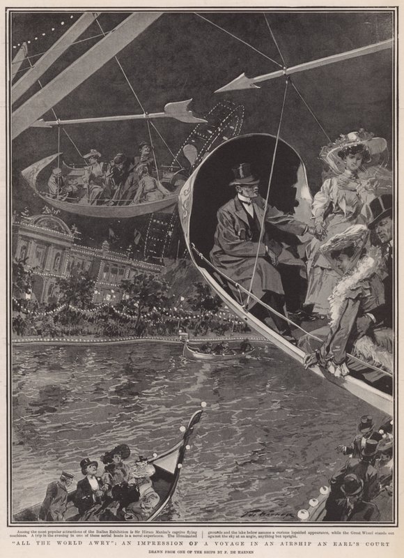 An Impression of a Voyage in an Airship at Earl