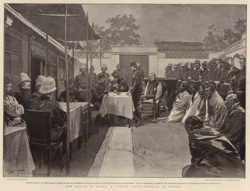 The Allies in China, a French Court-Martial in Peking by Frederic de Haenen