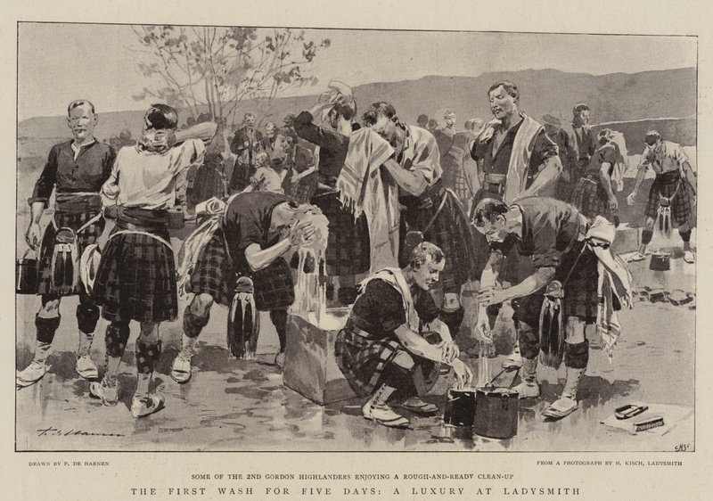 The First Wash for Five Days, a Luxury at Ladysmith by Frederic de Haenen