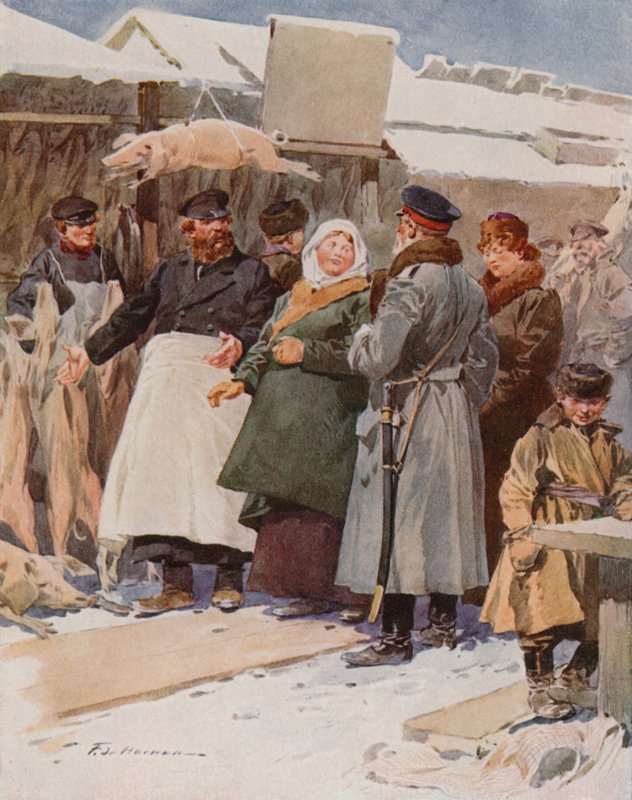 The Frozen-Meat Market by Frederic de Haenen