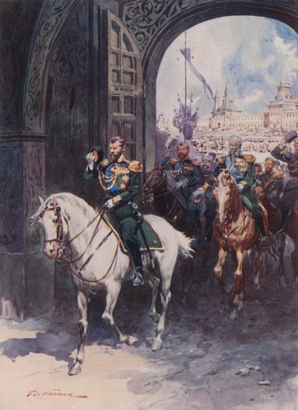 The Spassky (Saviour) Gate of the Kremlin by Frederic de Haenen