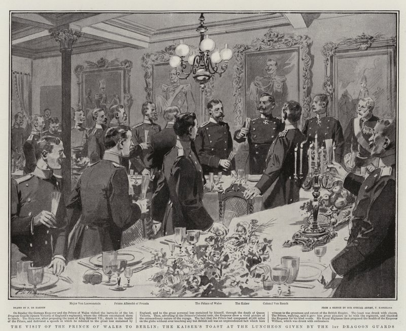 The Visit of the Prince of Wales to Berlin, the Kaiser