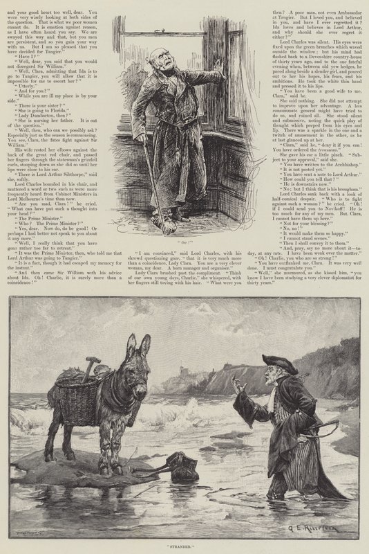 A Question of Diplomacy, by Arthur Conan Doyle by Frederick Barnard