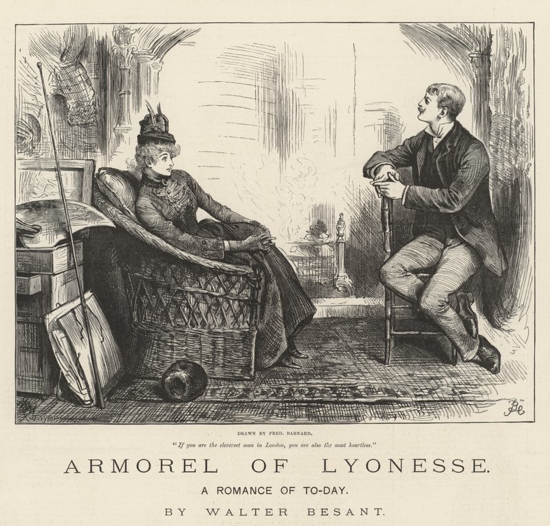 Armorel of Lyonesse, A Romance of To-Day, by Walter Besant by Frederick Barnard