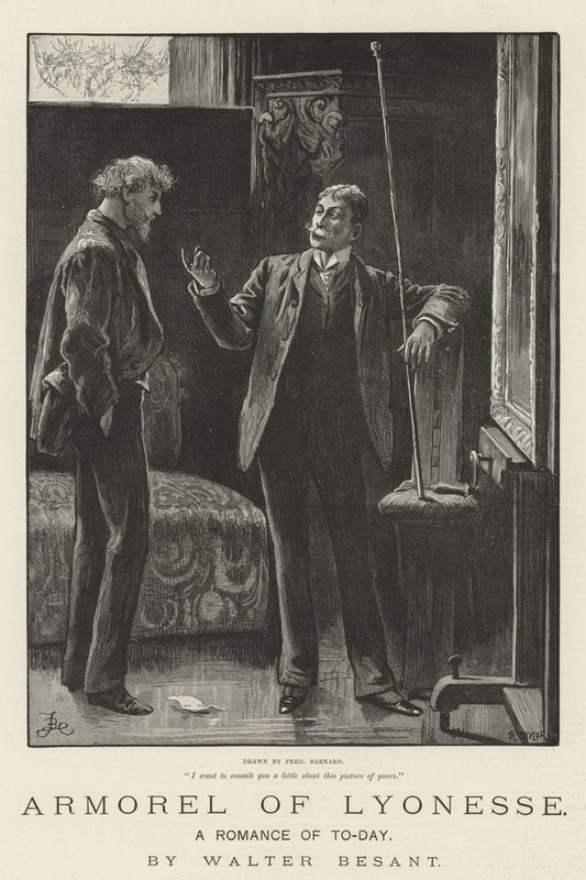 Armorel of Lyonesse, A Romance of To-Day, by Walter Besant by Frederick Barnard