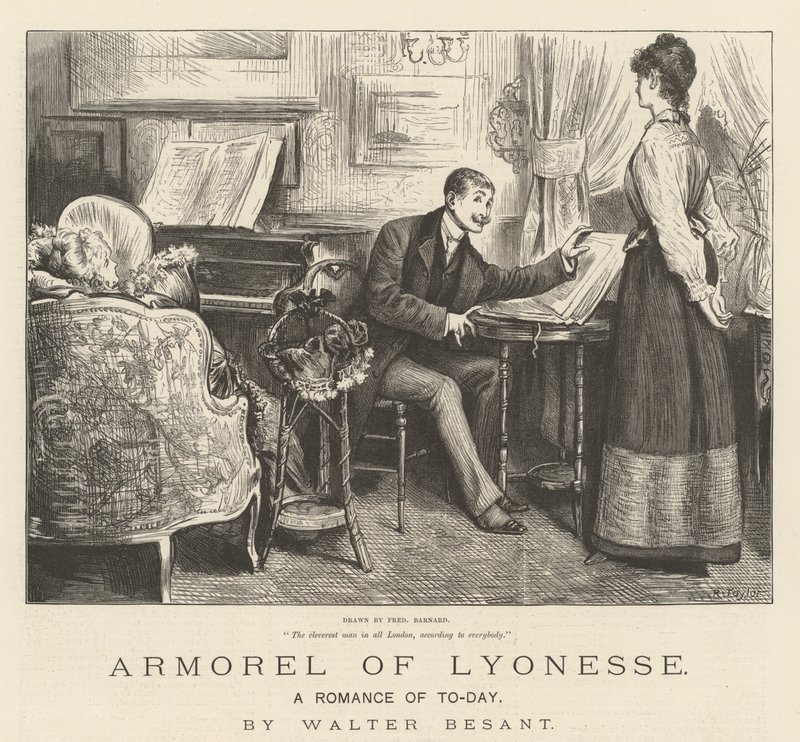 Armorel of Lyonesse, A Romance of To-Day, by Walter Besant by Frederick Barnard