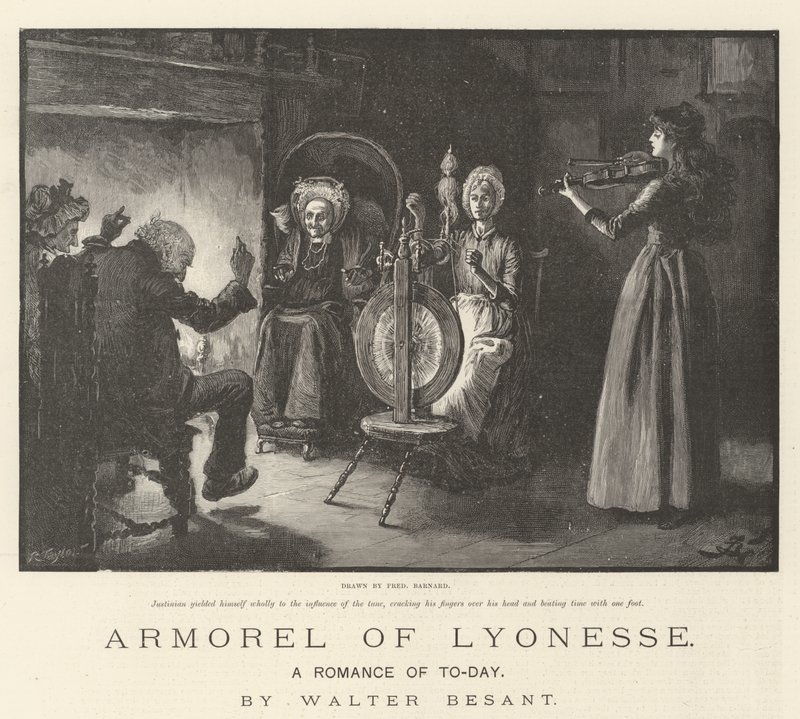 Armorel of Lyonesse, A Romance of To-Day, by Walter Besant by Frederick Barnard