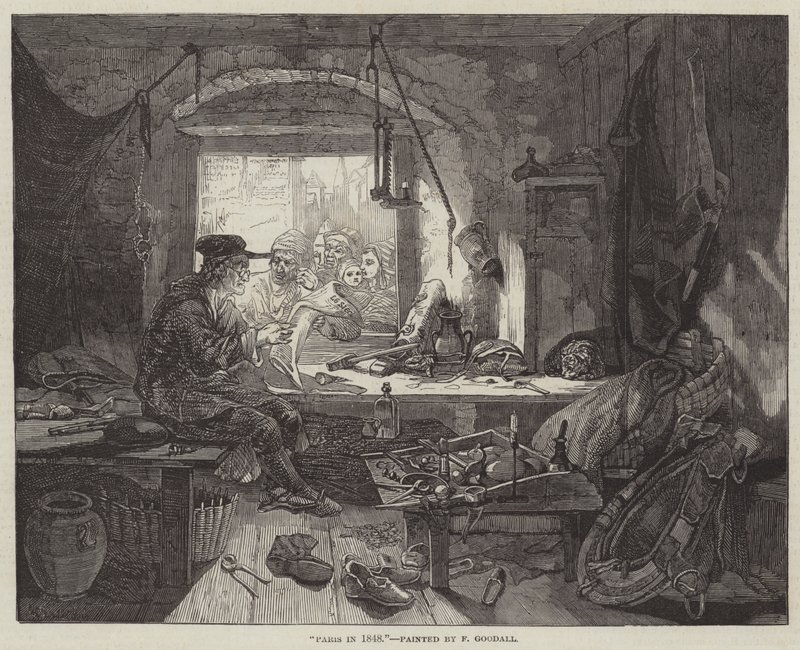 Paris in 1848 by Frederick Goodall