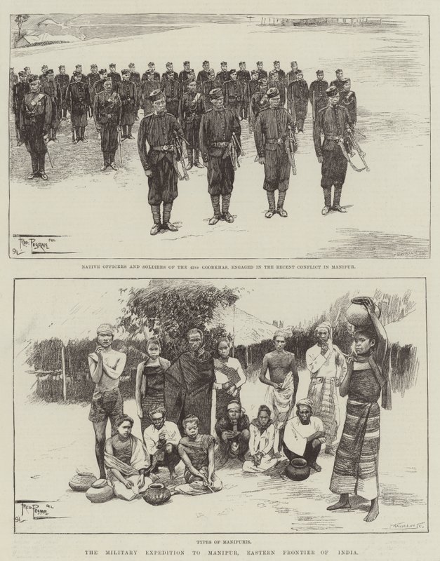 The Military Expedition to Manipur, Eastern Frontier of India by Frederick Pegram