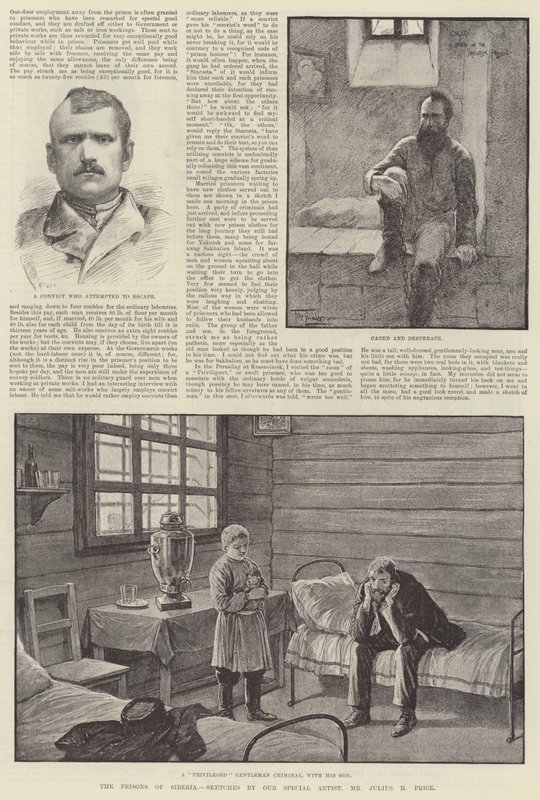 The Prisons of Siberia by Frederick Pegram