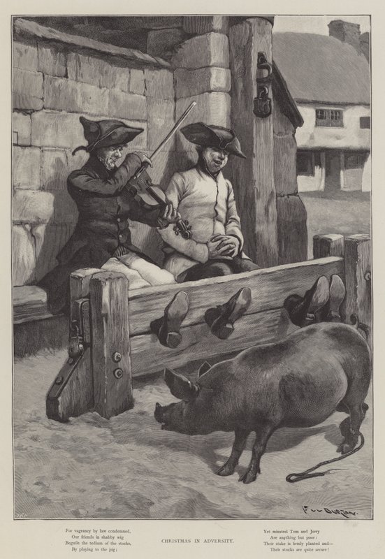 Christmas in Adversity by Frederick William Burton